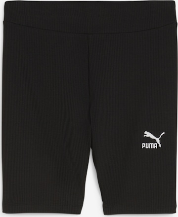 PUMA Regular Workout Pants in Black: front