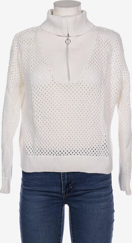 TOM TAILOR DENIM Sweater & Cardigan in M in White: front