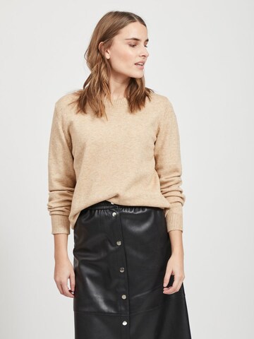 Pull-over 'Ril' VILA en beige : devant