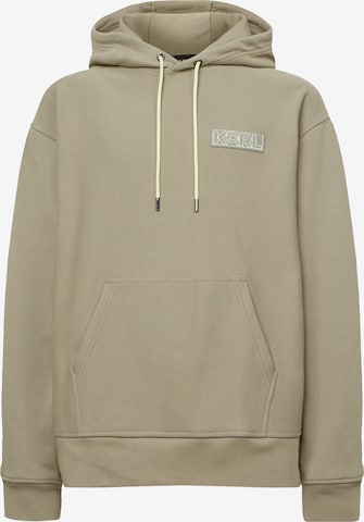 Karl Lagerfeld Sweatshirt ' Ikonik 2.0 ' in Beige: voorkant