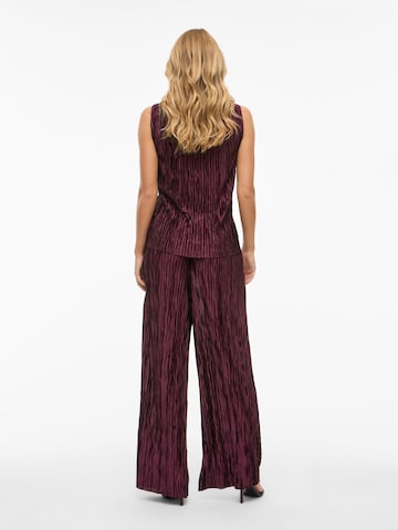VILA Regular Broek in Rood
