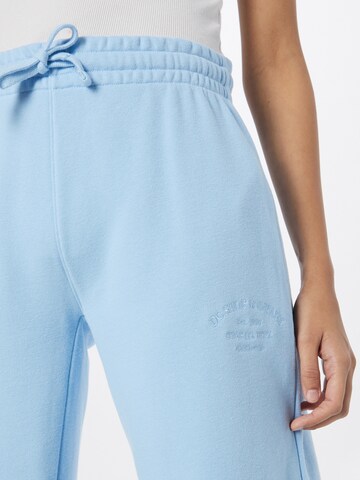 DC Shoes Wide Leg Hose in Blau