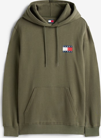 Sweat-shirt 'ESSENTIAL' Tommy Jeans en vert : devant