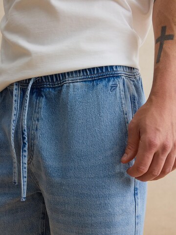 Wide Leg Pantalon 'Julian' DAN FOX APPAREL en bleu