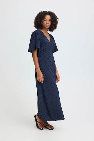 ICHI Kleid 'Zabby' in Blau: Vorderseite