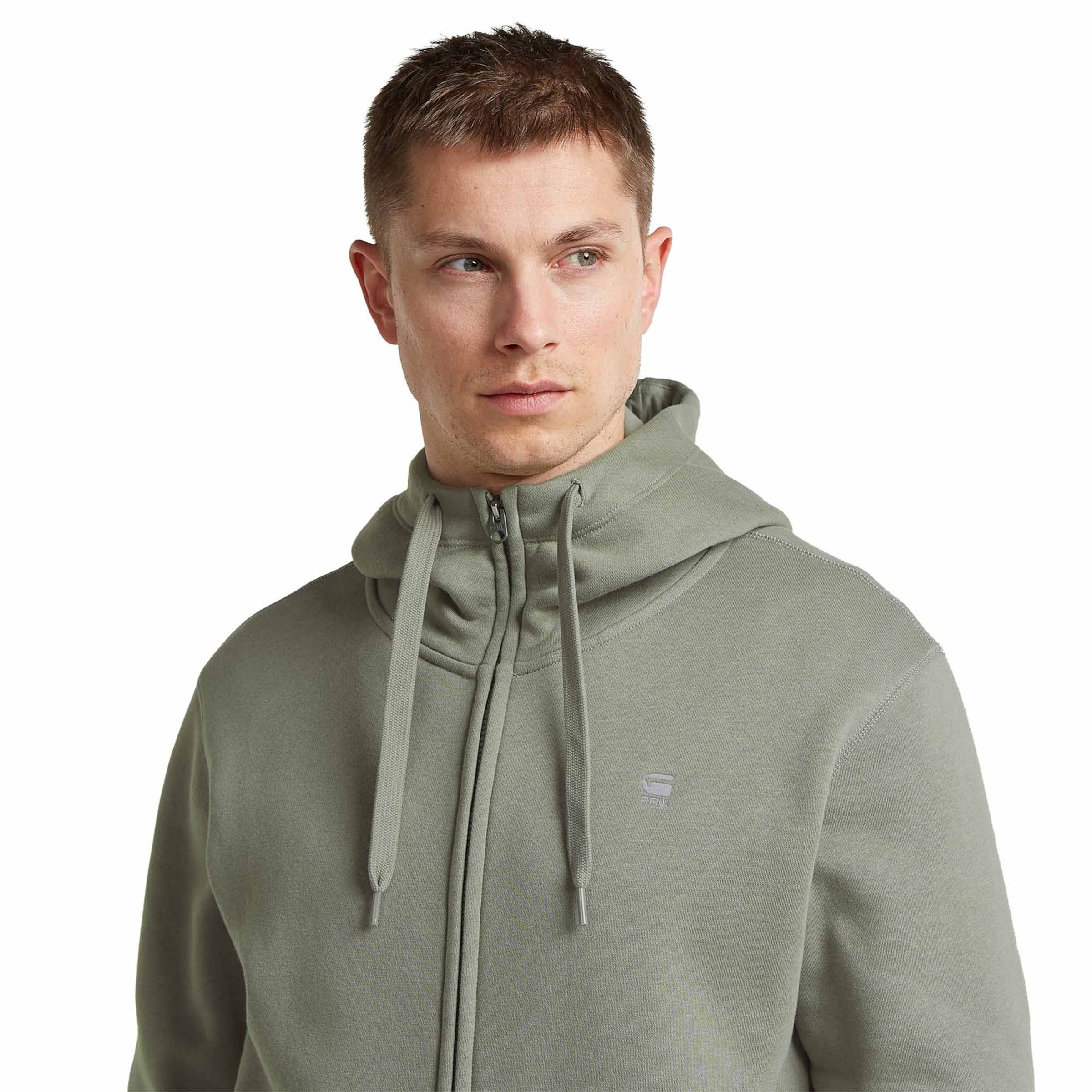 G-STAR Sweatjacke in Grün