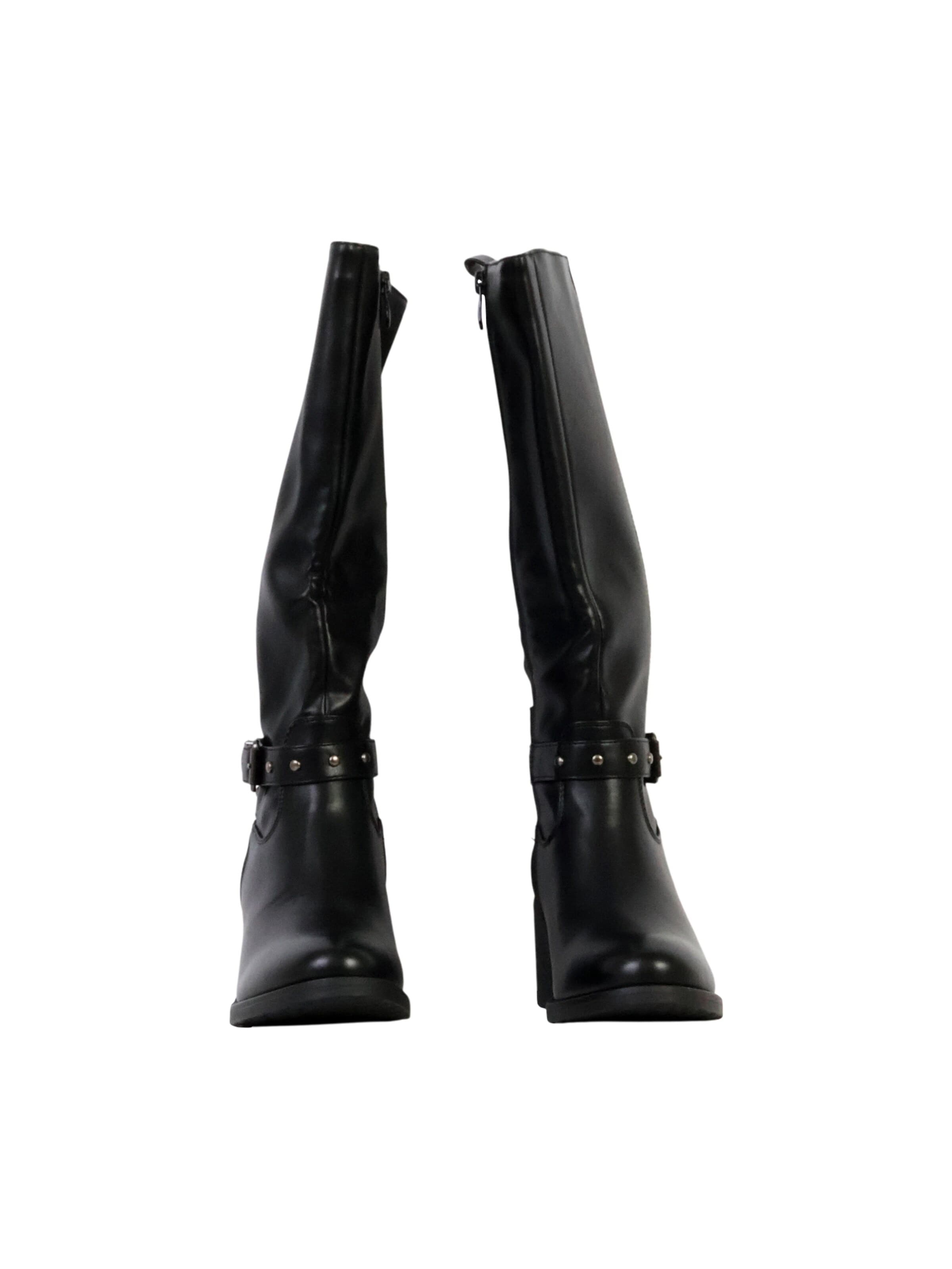 Super Mode - Botas 'Supermodische Stiefel mit Reißverschluss' en negro
