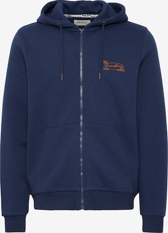 BLEND - Sudadera con cremallera ' BHSweatshirt ' en azul: frente