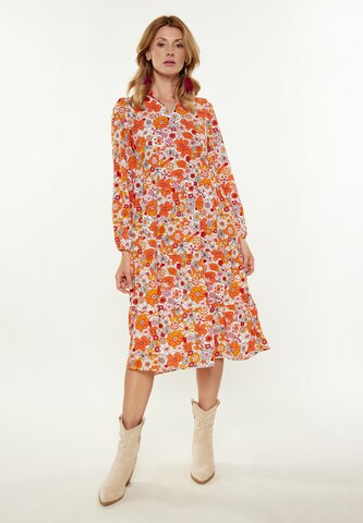 usha FESTIVAL Jurk 'Casual' in Oranje: voorkant