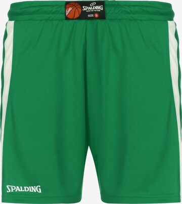 SPALDING Loose fit Workout Pants 'Jam' in Green: front
