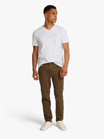 TOMMY HILFIGER Μπλουζάκι 'ESSENTIAL' σε λευκό