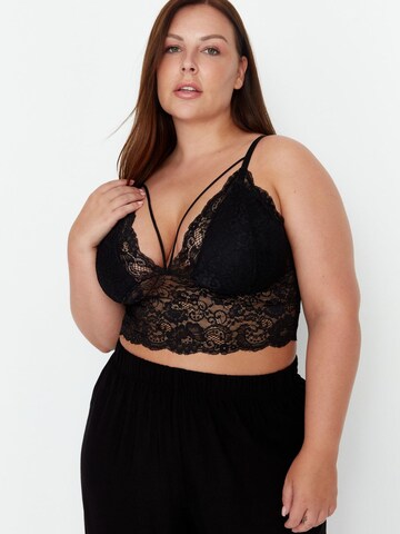 Bustier Soutien-gorge Trendyol Curve en noir