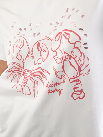 T-shirt COMMA en blanc