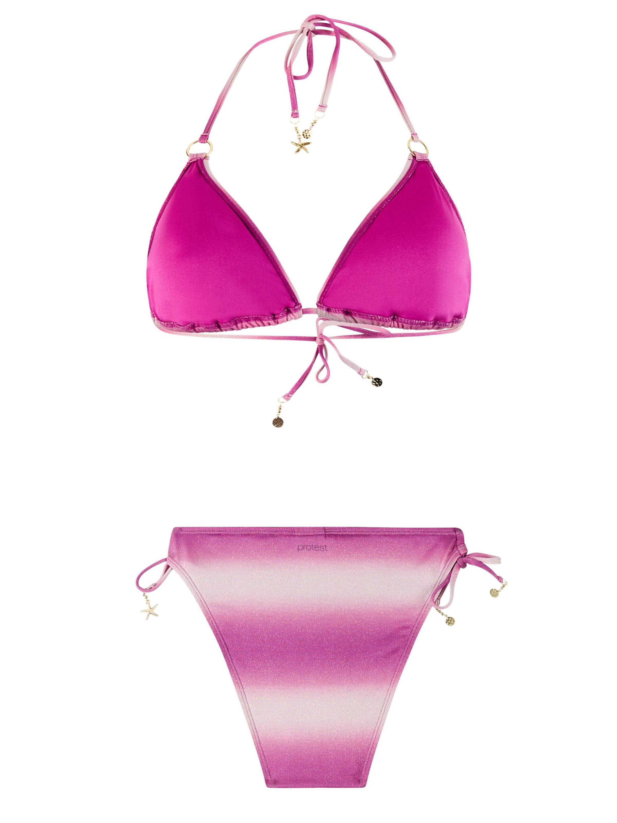 PROTEST Triangle Bikini 'PRTGrayce' in Pink