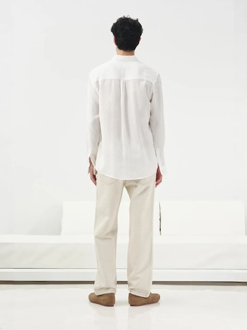 Regular fit Camicia di Giesto in bianco