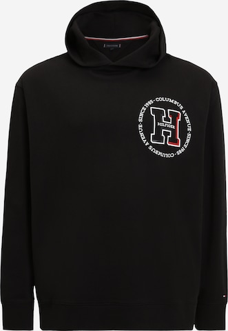 Tommy Hilfiger Big & Tall - Sudadera en negro: frente