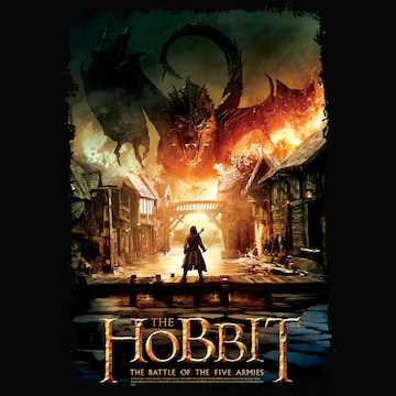 LOGOSHIRT Shirt 'Der Hobbit: Die Schlacht der Fünf Heere' in Black