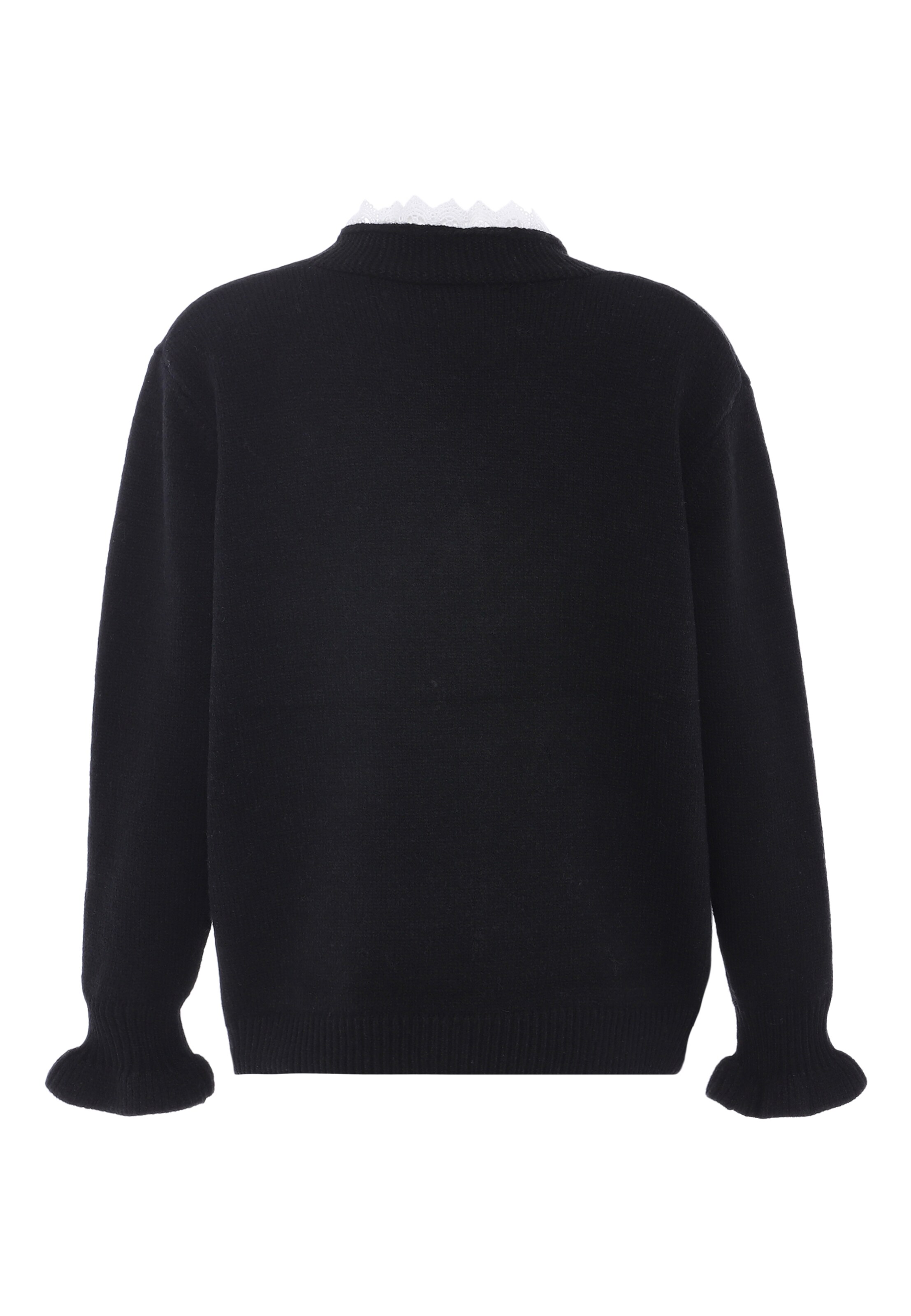 faina - Cárdigan en negro