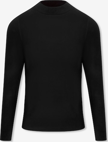 Maillot de corps ' Invisible Soft ' SCHIESSER en noir : devant