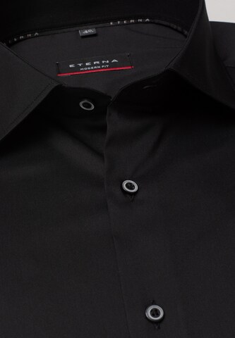 ETERNA Slim Fit Hemd in Schwarz