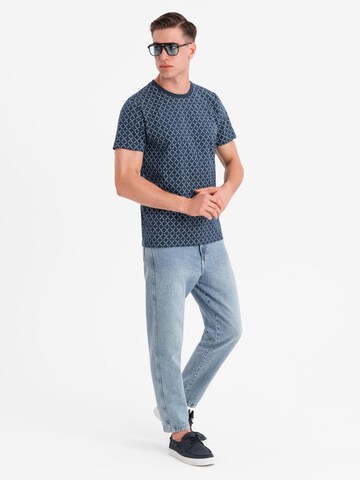 Ombre Shirt in Blauw