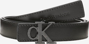 Calvin Klein Jeans - Cinturón en negro: frente