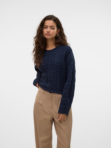 VERO MODA Sweater 'VMMAISIE' in Blue: front