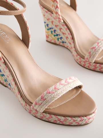 Next Strap sandal 'Forever Comfort®' in Beige