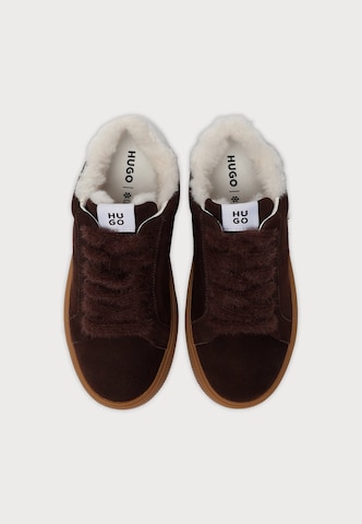 HUGO Sneaker 'Lyzz Tenn' in Braun