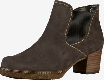 GABOR Chelsea boots in Grijs: voorkant