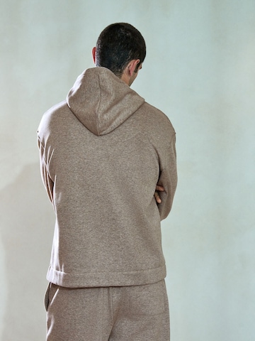 Next Zip-Up Hoodie in Brown