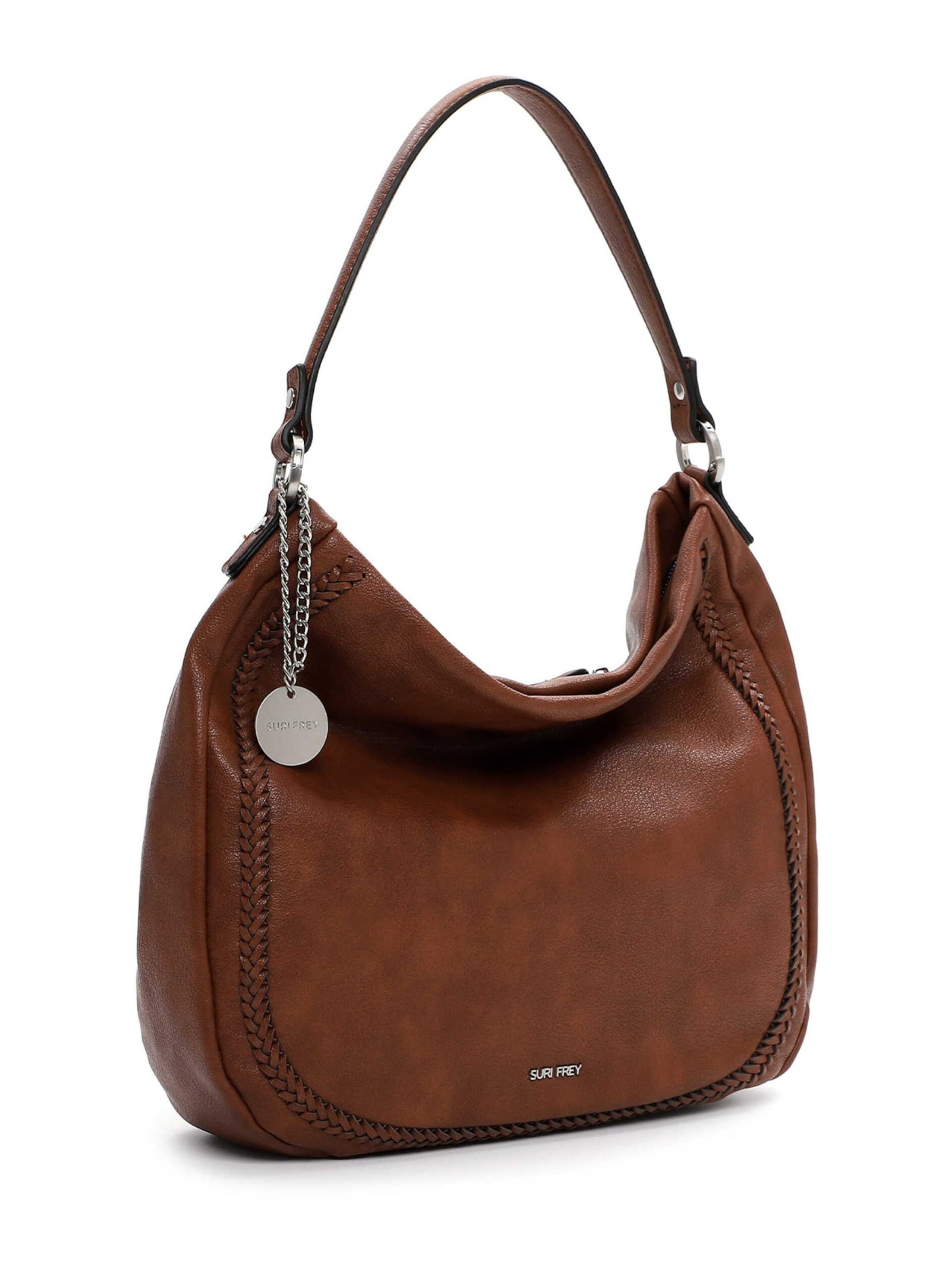 Sac bandoulière 'Piggy' Suri Frey en marron