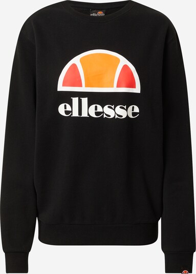 ELLESSE Sports sweatshirt 'Corneo' in Orange / Orange red / Black / White, Item view