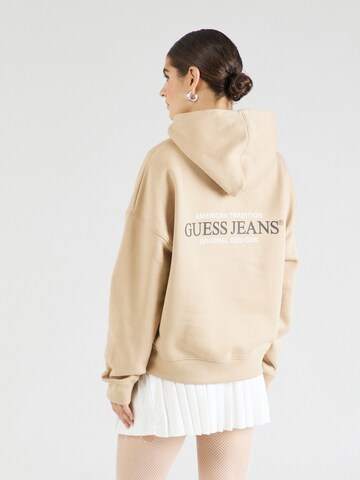 Bluză de molton de la GUESS JEANS pe bej