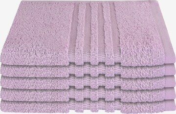 SCHIESSER Handdoek 'Milano' in Roze: voorkant