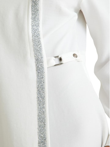 fashionshowcase Kleid 'Leila-Ferace' in Weiß