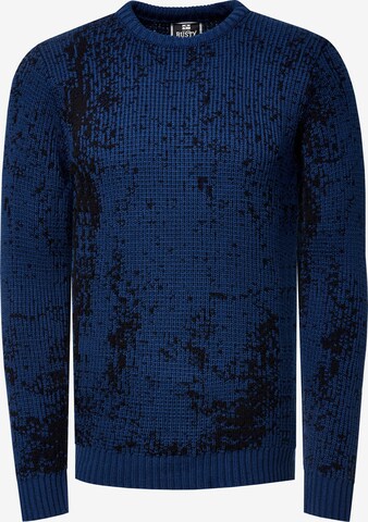 Rusty Neal Sweater in Blue: front