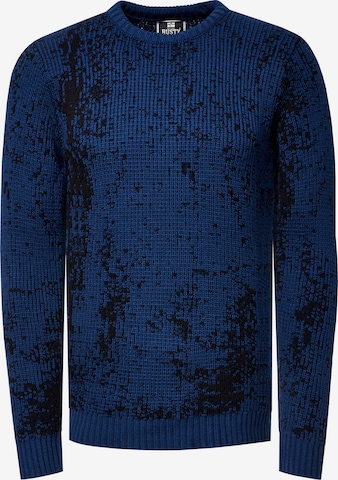 Rusty Neal Pullover in Blau: predná strana