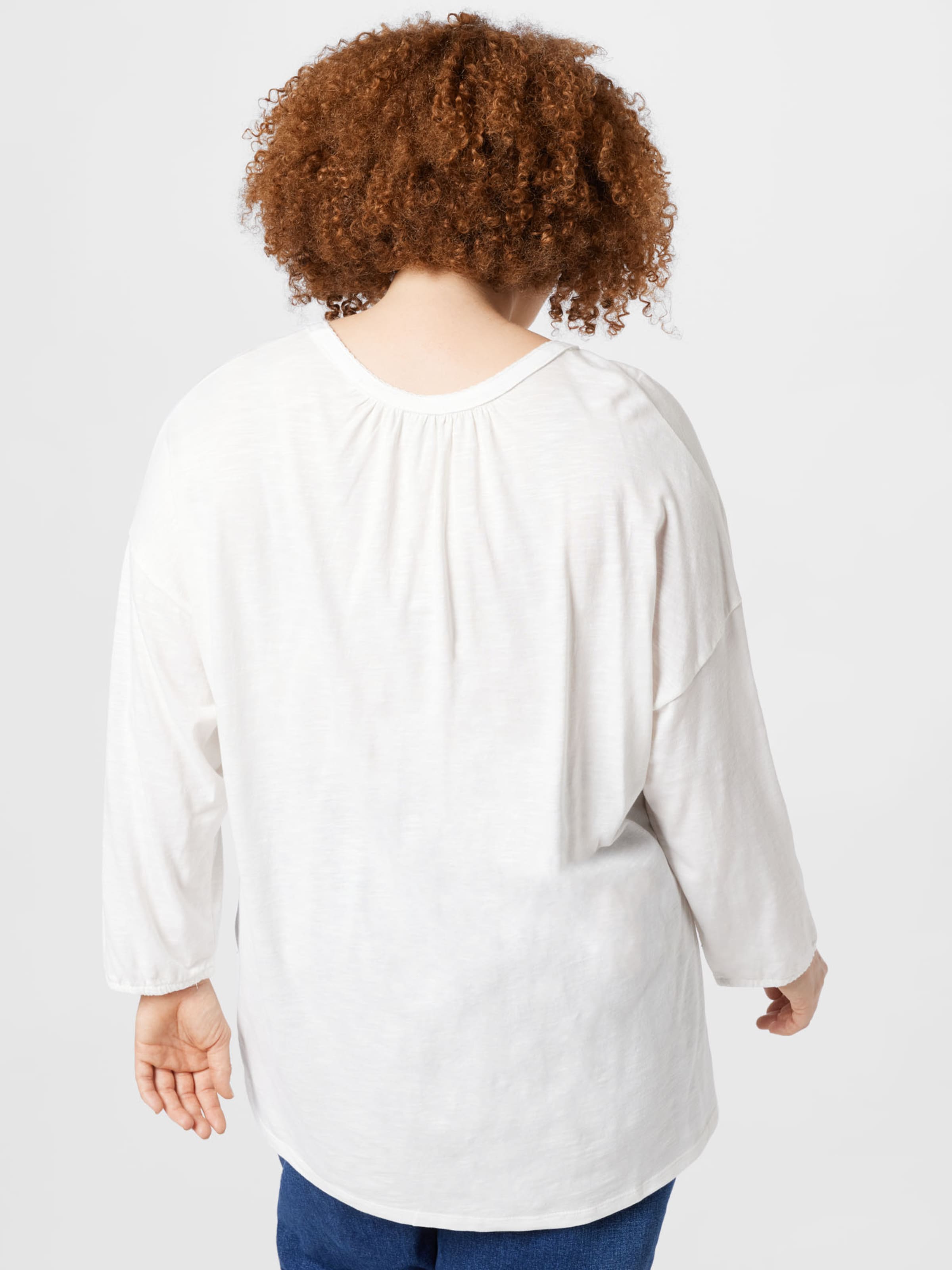 Frauen Große Größen Esprit Curves Bluse in Weiß - HB82426 Frauen Große Größen Esprit Curves Bluse in Weiß - HB82426