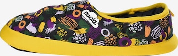 Nuvola. - Pantufa 'Printed 21 Guix' em amarelo: frente