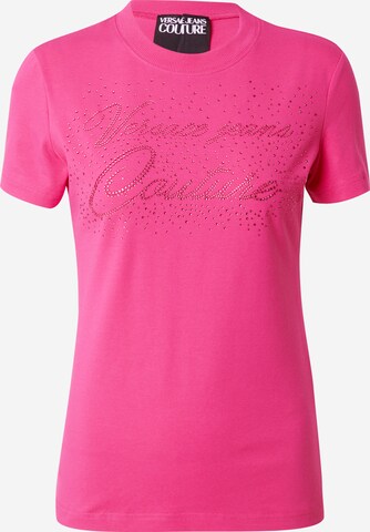 T-shirt Versace Jeans Couture en rose : devant