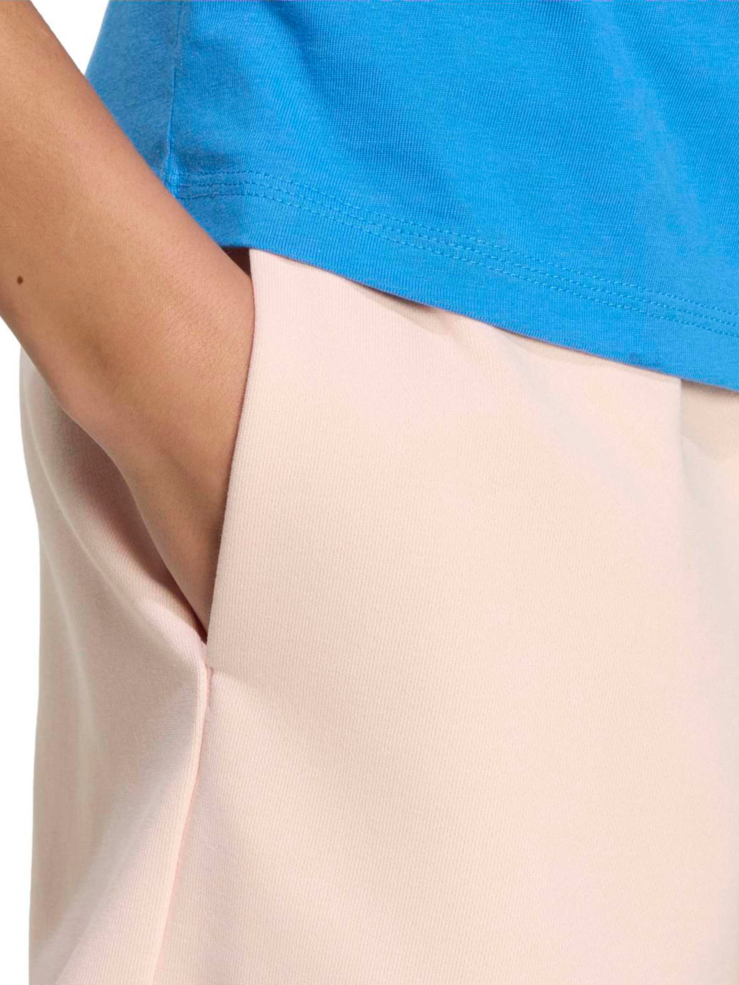 ADIDAS SPORTSWEAR Loose fit Sports trousers 'Essentials' in Pink