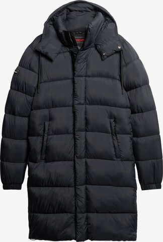 Superdry Winterjas in Blauw: voorkant