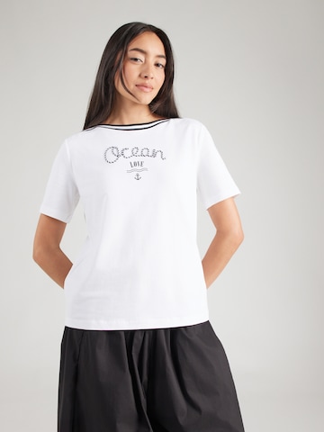 Marc Cain - Camiseta en blanco: frente