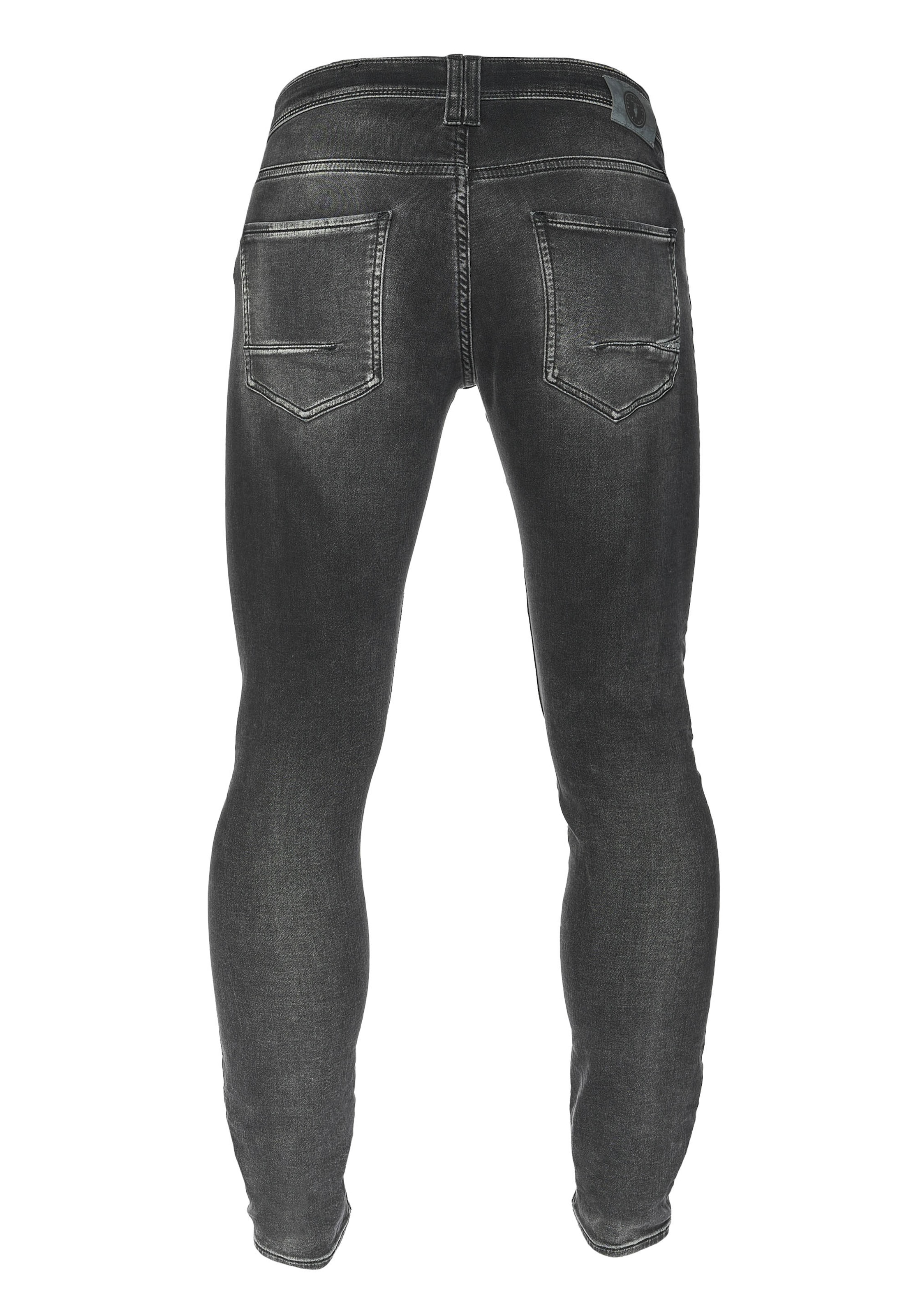 Le Temps Des Cerises Skinny Jeans in Zwart