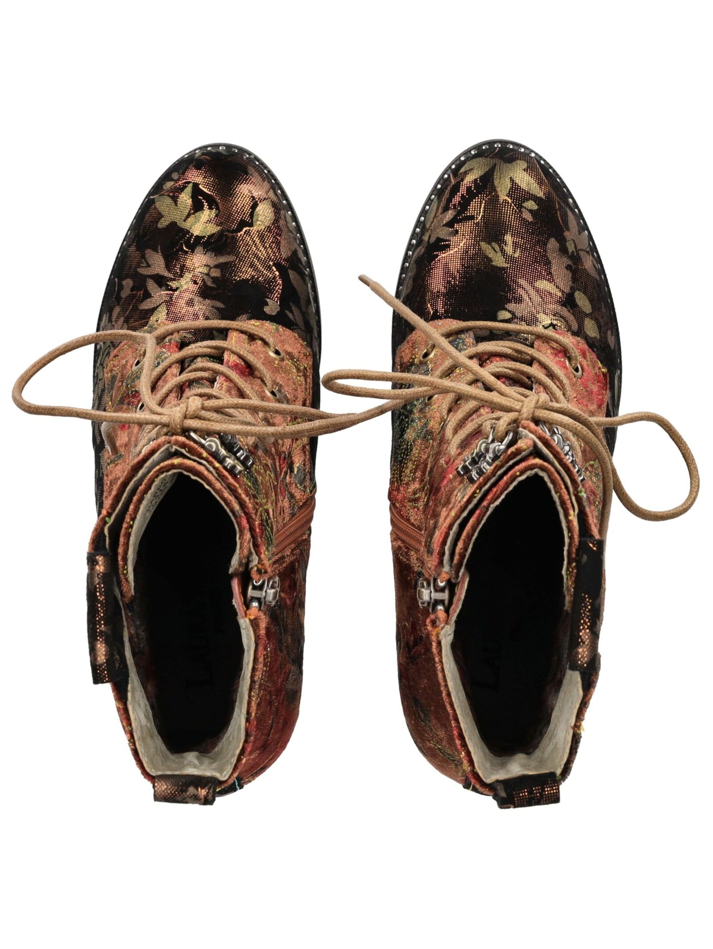 Bottines à lacets Laura Vita en bronze