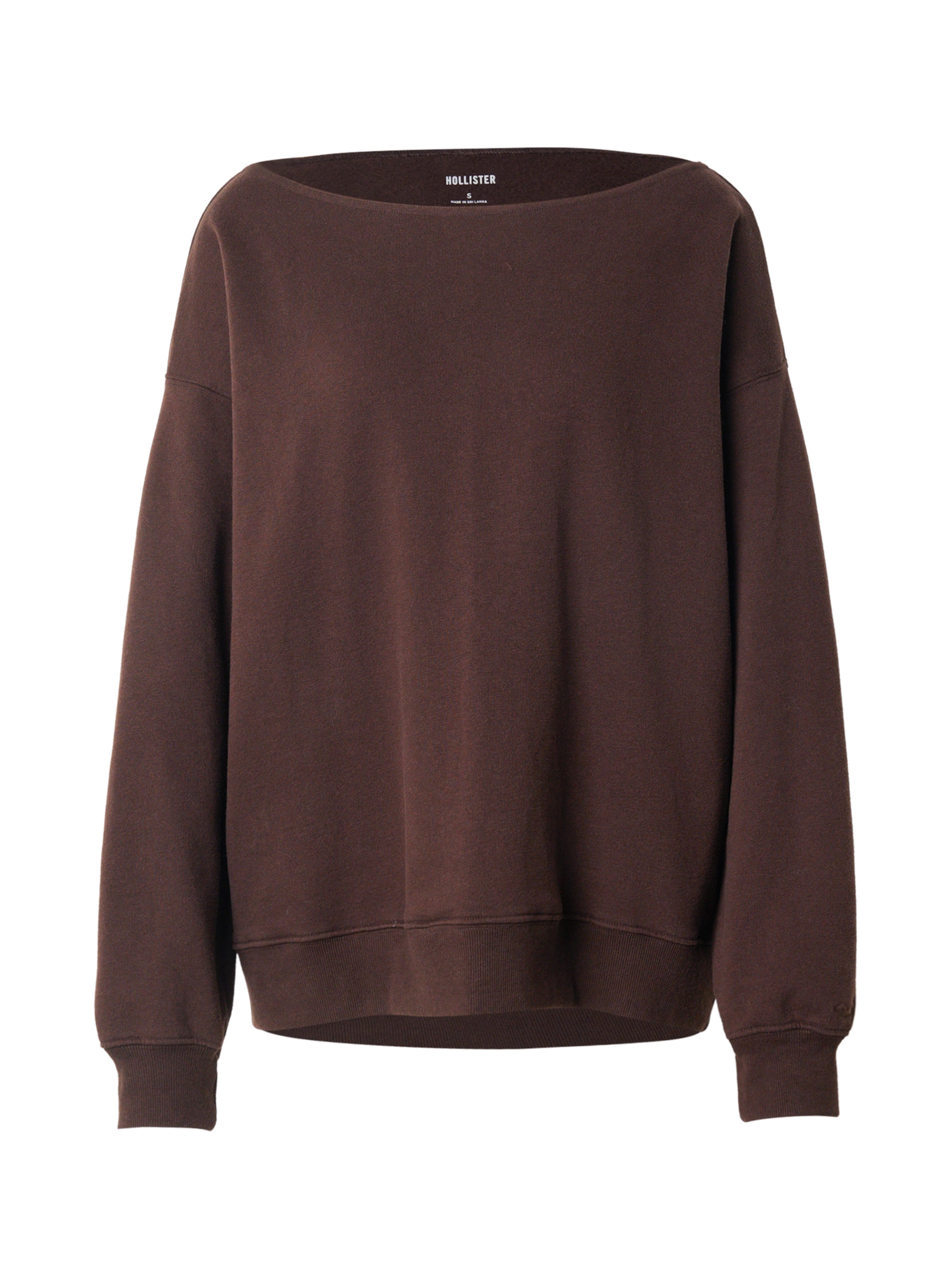 HOLLISTER Sweatshirt in Brown: front