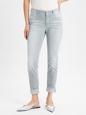 MAC Skinny Jeans ' Rich ' in Blauw: voorkant