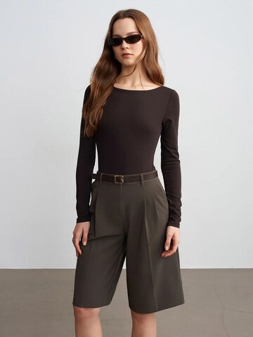 Wide Leg Pantalon Dilvin en vert