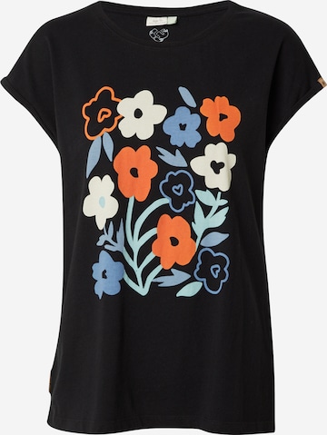 T-shirt 'DIONA' Ragwear en noir : devant